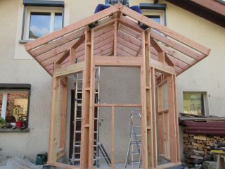 Extension ossature bois